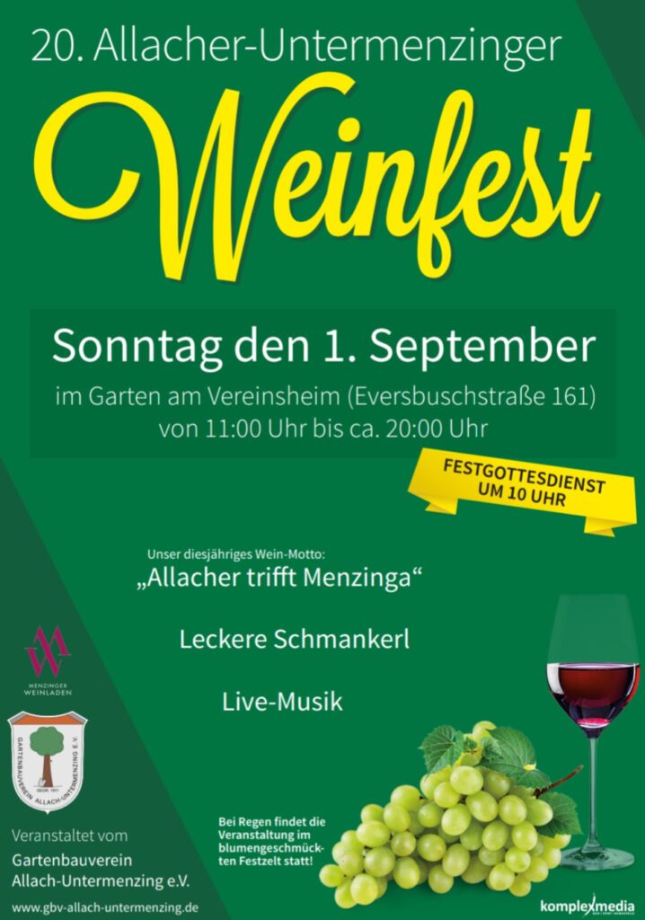 Plakat Weinfest 2024
