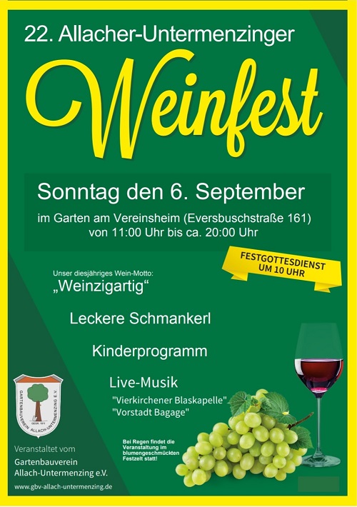 Allacher-Untermenzinger Weinfest 2026
